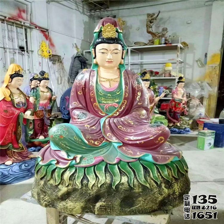 玻璃鋼彩繪景區(qū)大型供奉佛像觀音雕塑 玻璃鋼彩繪景區(qū)大型供奉佛像觀音雕塑