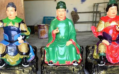 寺廟玻璃鋼彩繪供奉神佛太歲雕塑