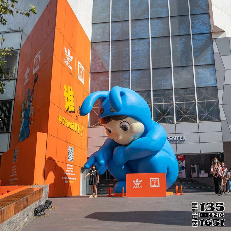 街道創意玻璃鋼彩繪卡通人物景觀雕塑 街道創意玻璃鋼彩繪卡通人物景觀雕塑