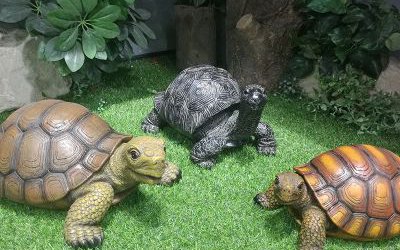 戶外園林創意玻璃鋼仿真烏龜雕塑