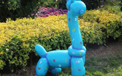 大型戶外幼兒園卡通玻璃鋼動物休閑座椅雕塑